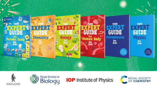 Your Expert Guide series featuring six books in a row with colourful covers