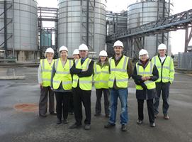 Northern Branch members visiting Bran Sands